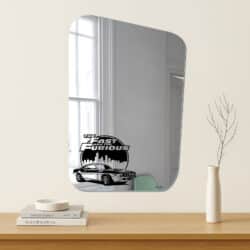 آینه کمد طرح The Fast and The Furious