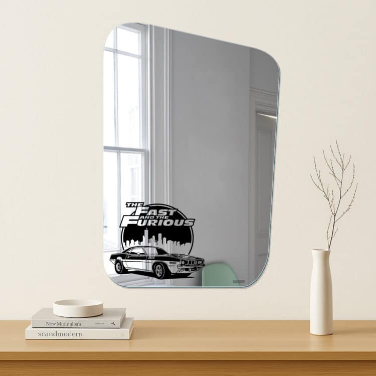 آینه کمد طرح The Fast and The Furious