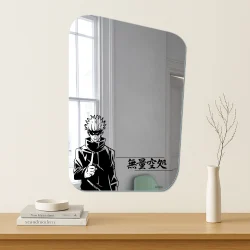 آینه دکوراتیو طرح گوجو ساتورو (Gojo Satoru)