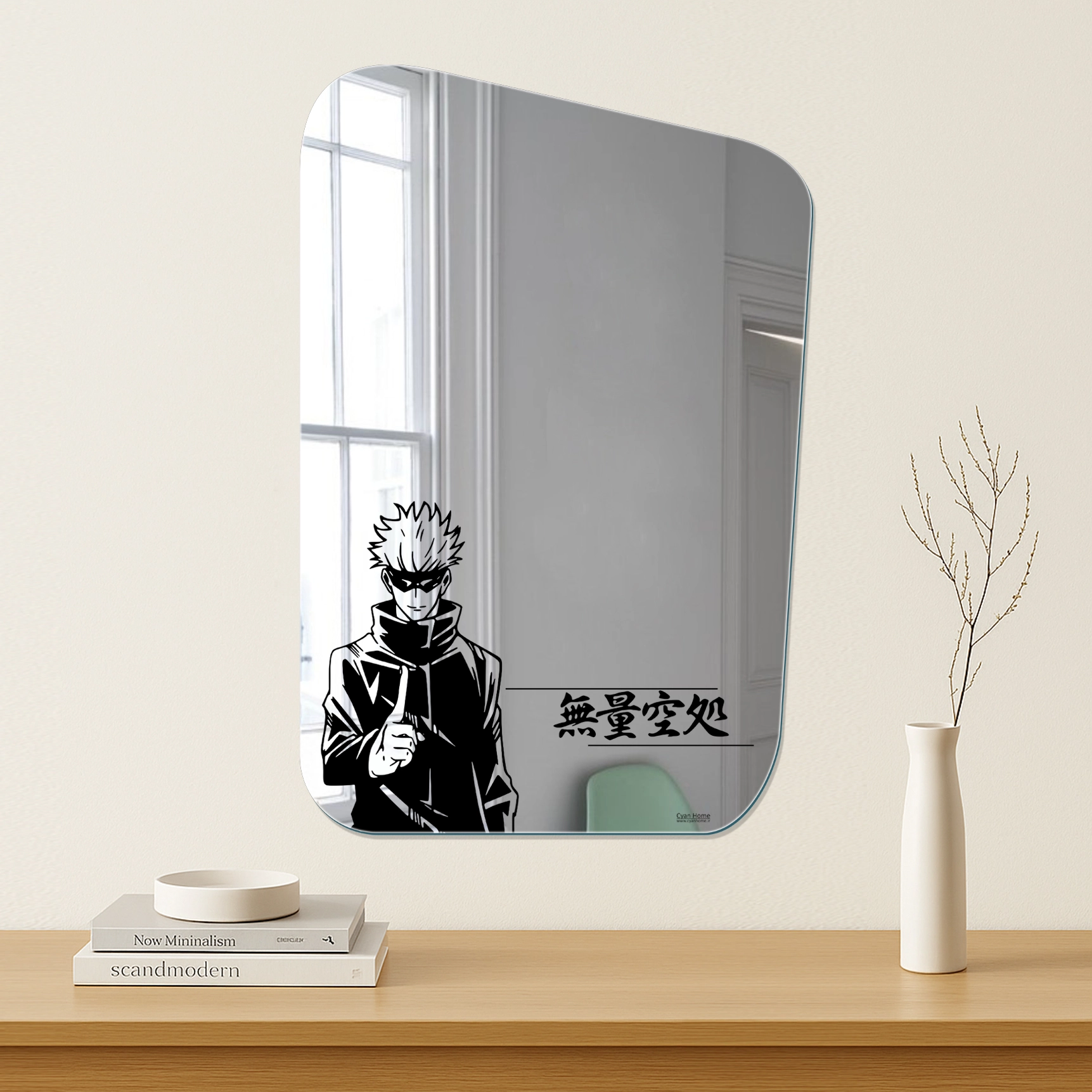 آینه دکوراتیو طرح گوجو ساتورو