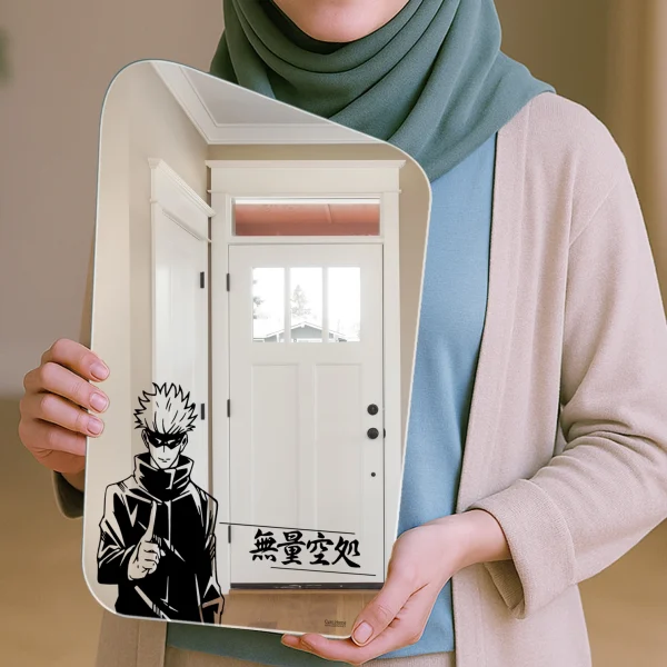 آینه دکوراتیو طرح گوجو ساتورو نمای نزدیک