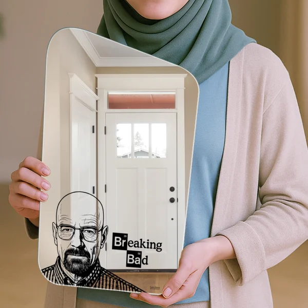 آینه کمد طرح هایزنبرگ نمای نزدیک