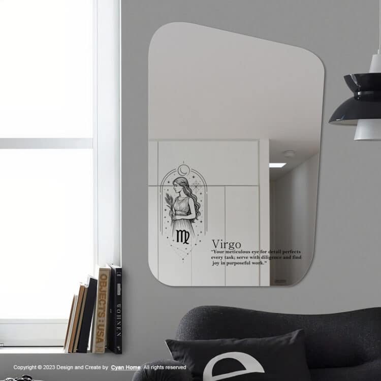 آینه دکوراتیو ماه تولد شهریور